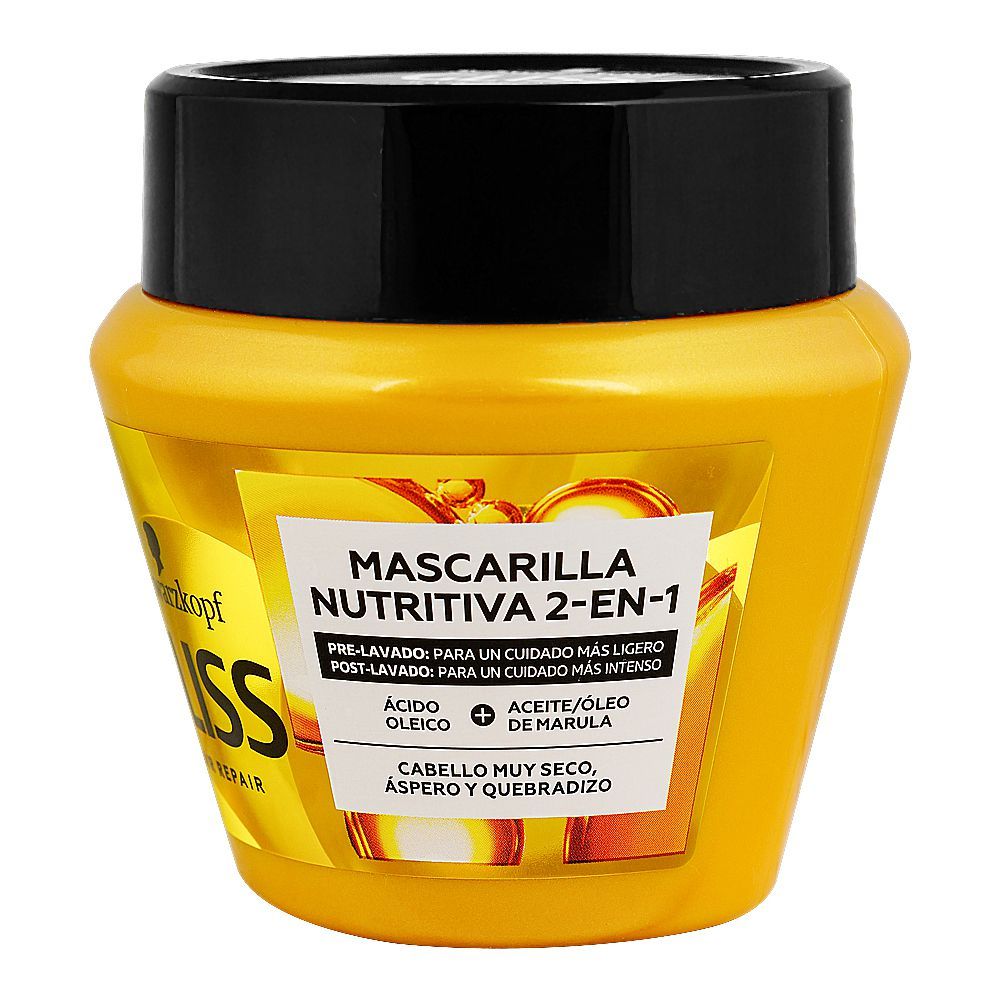 Schwarzkopf Gliss Nourishing Repair 2 In 1 Hair Mask 300 ML