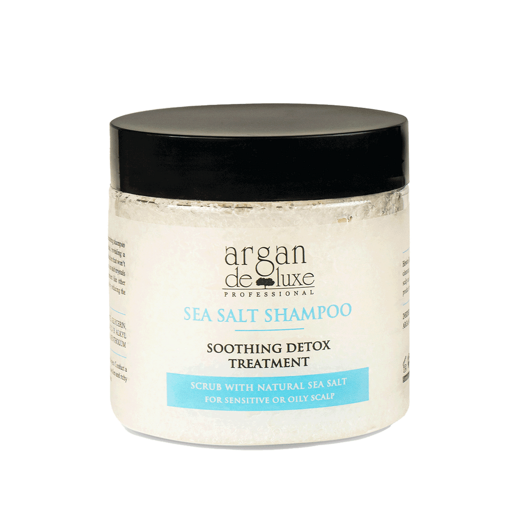 Argan de Luxe Sea Salt Shampoo Soothing Detox Treatment 220 GM
