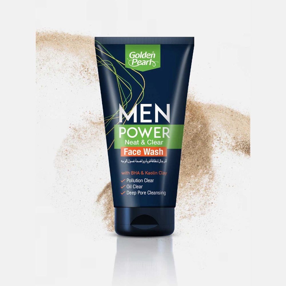 Golden Pearl Men Power Neat & Clear Face Wash