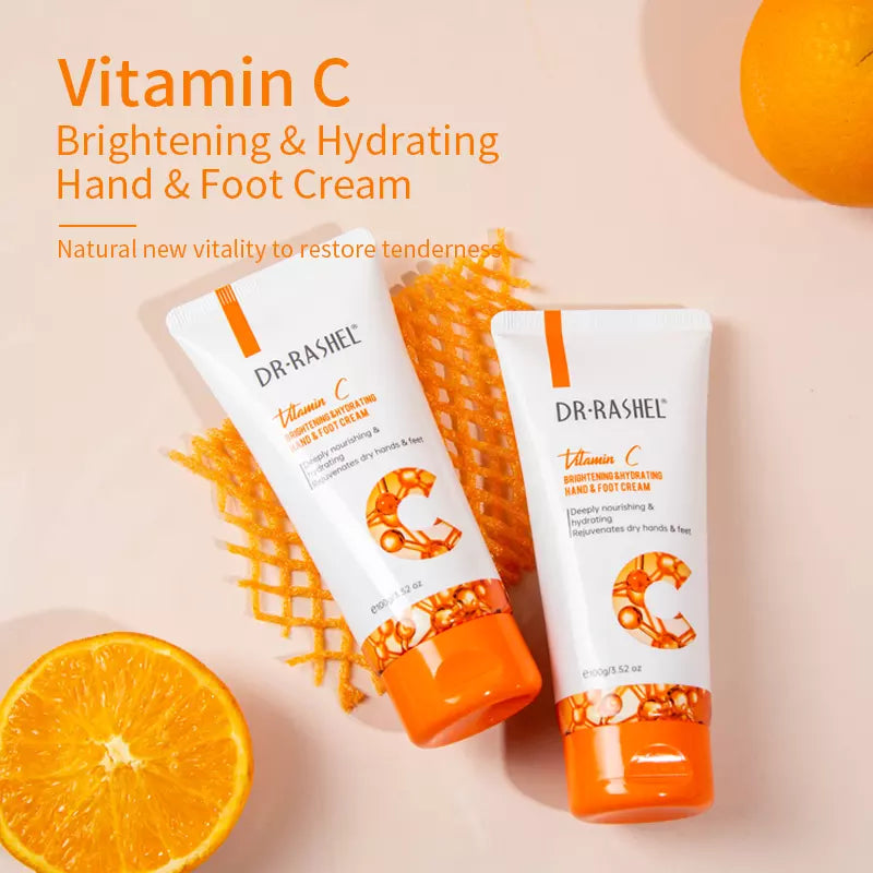 Dr. Rashel Vitamin C Brightening & Hydrating Hand & Foot Cream 100 GM