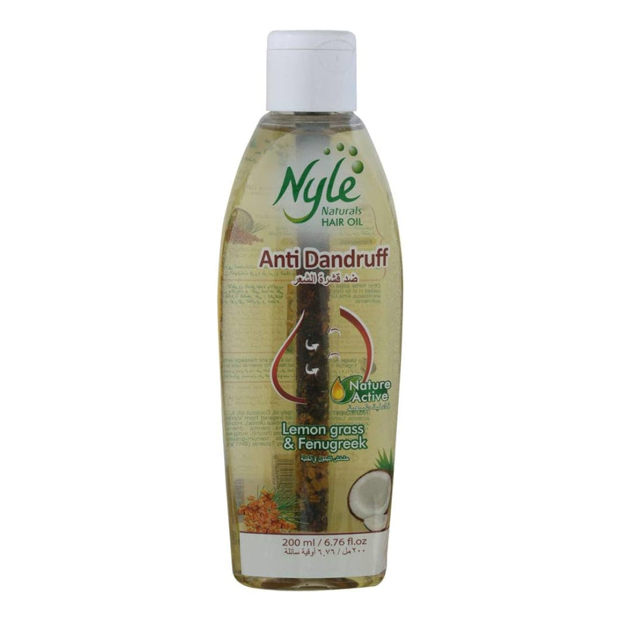 Nyle Anti Dandruff Hair Oil Lemon grass & Fenugreek 200 ML