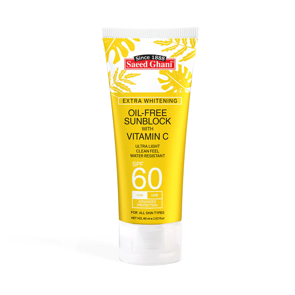 Saeed Ghani Sunblock SPF 60 with Vitamin C 60 ML