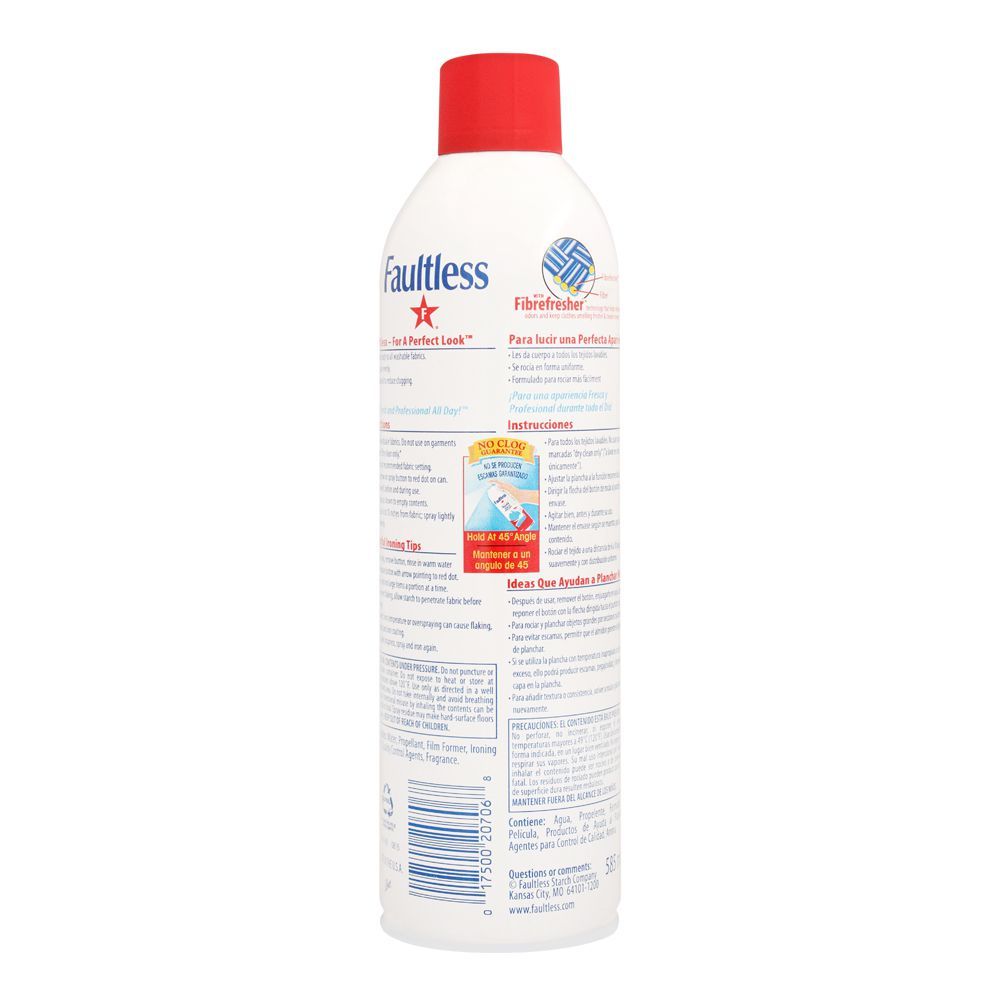 Buy Faultless Original Fresh Scent Regular Starch Spray 585 ml
