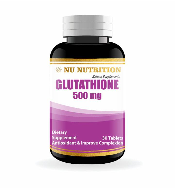 Nu Nutrition Glutathione 500 MG 30 Tablets Rozzana.pk Nu Nutrition Glutathione 500 MG 30 Tablets Rozzana.pk