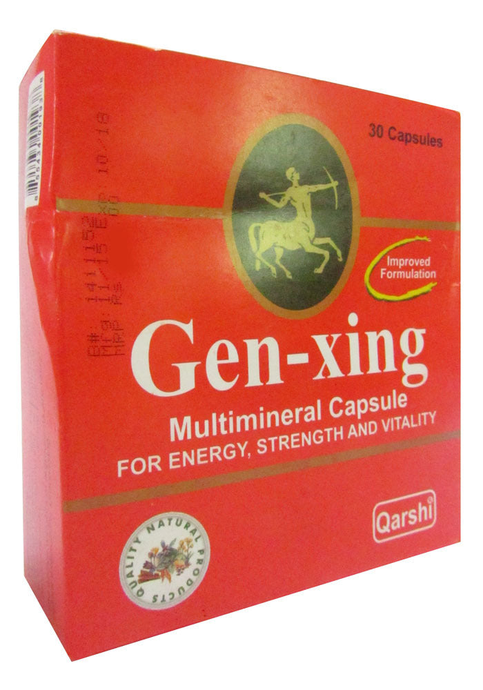 Qarshi Genxing Multimineral 30 Caps Rozzana.pk