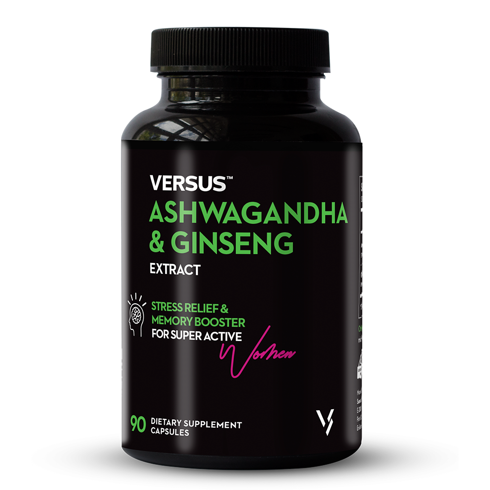 Versus Ashwagandha and Ginseng Extract 90 Capsules Rozzana.pk