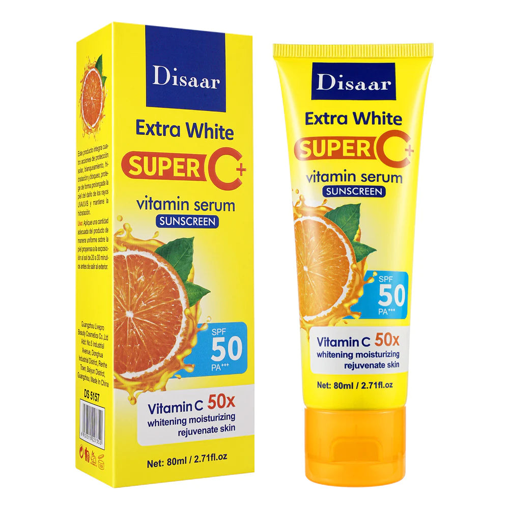 Disaar SPF50 Vitamin C Whitening Sunblock 80 ML