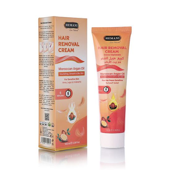 Hemani Hair Removal Cream - Moroccan Argan Oil