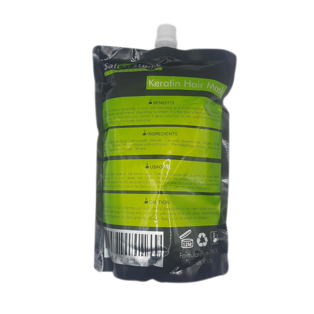Salon Studio Keratin Hair Mask Pouch 1000 ML