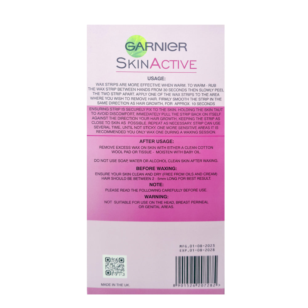 Garnier Smooth & Clean Hair Removing Wax Strips
