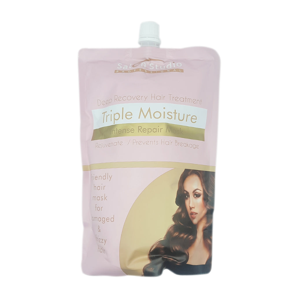 Salon Studio Triple Moisture Hair Mask Pouch 1000 ML