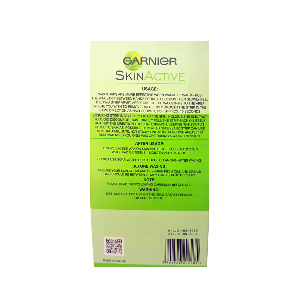 Garnier Silky & Clean Hair Removing Wax Strips