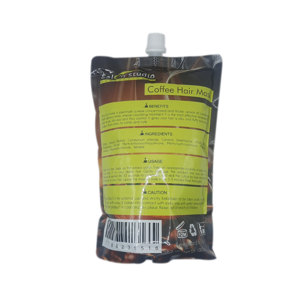 Salon Studio Coffee Hair Mask Pouch 1000 ML