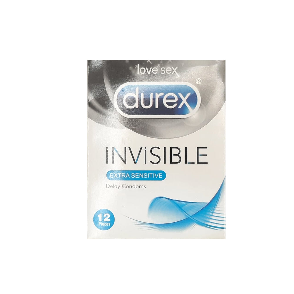 Durex Invisible Extra Sensitive 12 Condoms