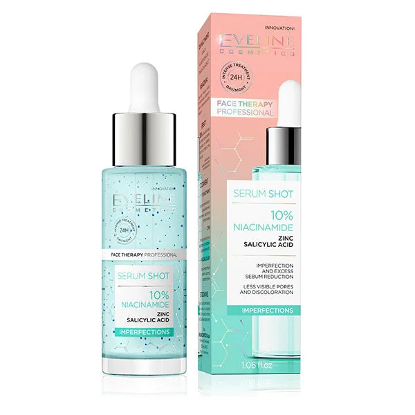 Eveline Serum Shot 10% Niacinamide Zinc – Imperfections 30 ML