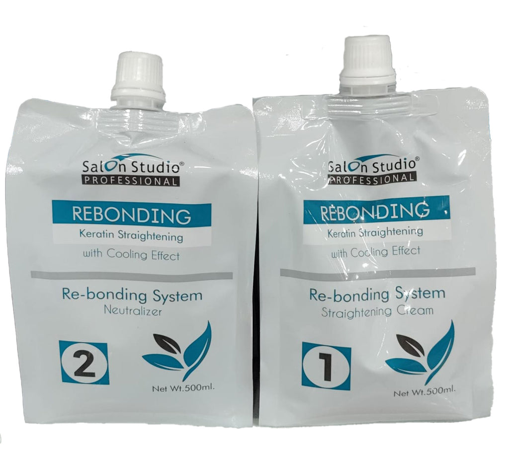 Salon Studio Rebonding Keratin Straightening Pouch 500 ML