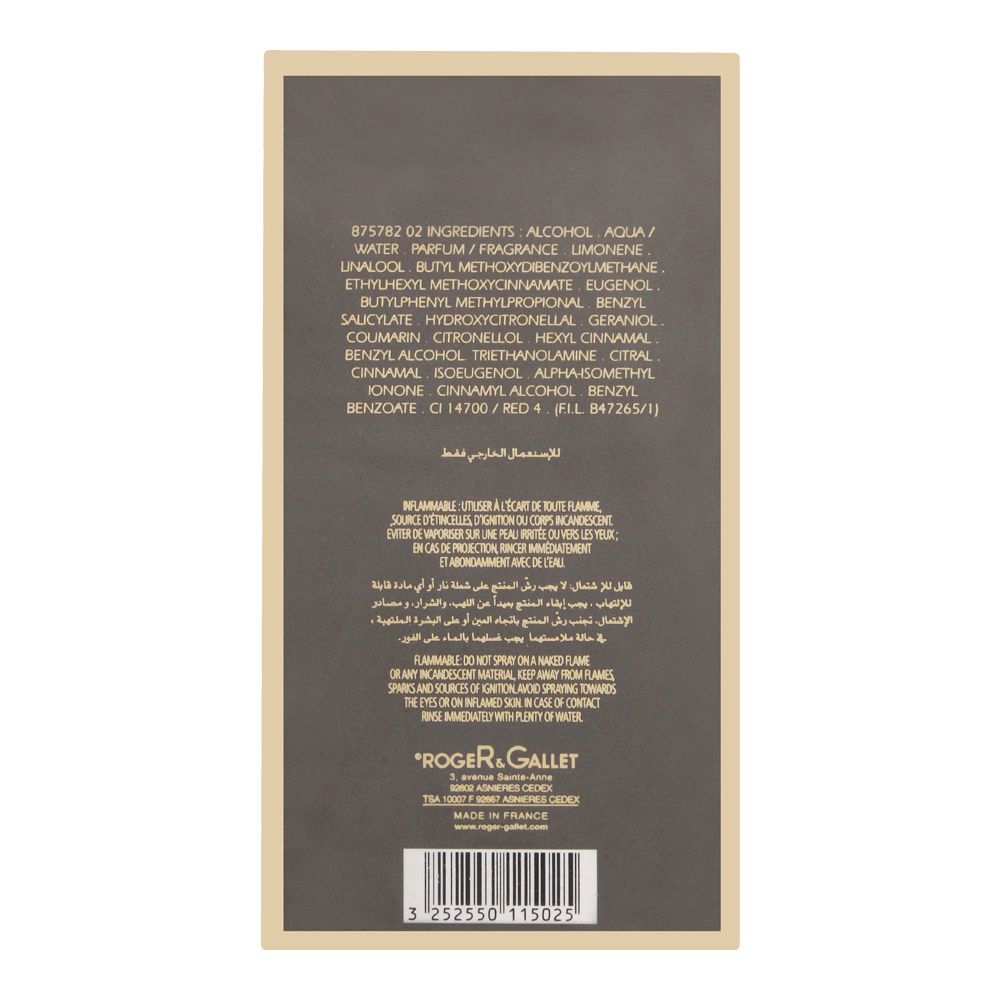 Roger & Gallet Open Eau De Toilette Perfume For Men 100 ML