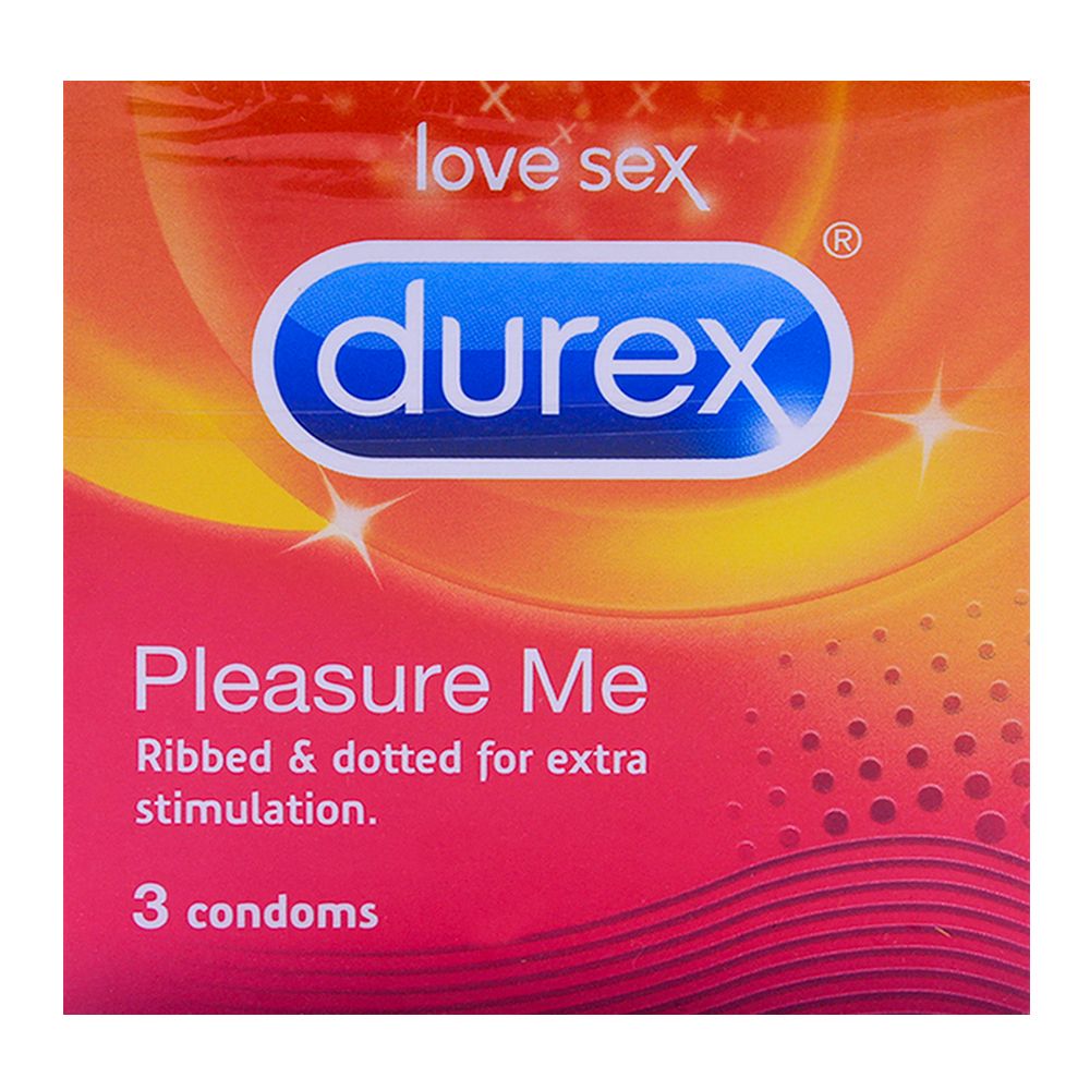 Durex Pleasure Me Ribbed & Dotted Condoms 3 Pieces