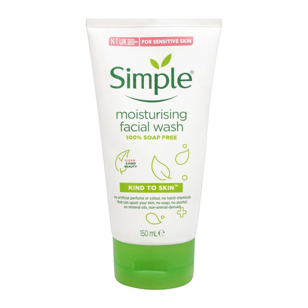 Simple Skin Moisturising Facial Wash For Sensitive Skin 150 ML