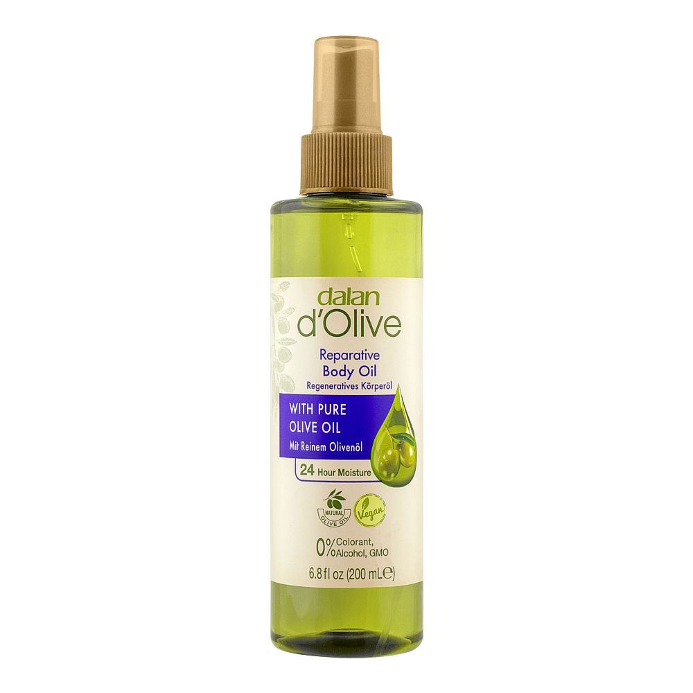 Dalan D' Olive With Pure Olive Oil Reparative Body Oil 200 ML