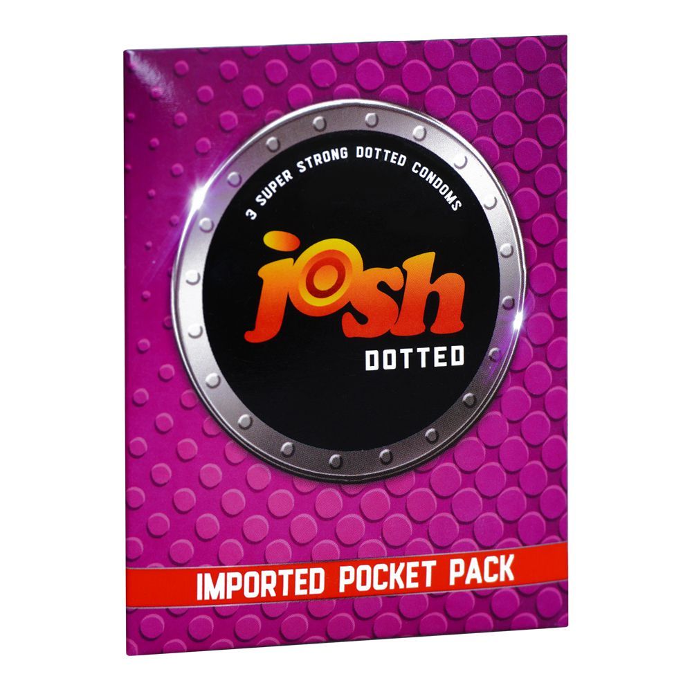 Josh Dotted Condoms 3 Pieces