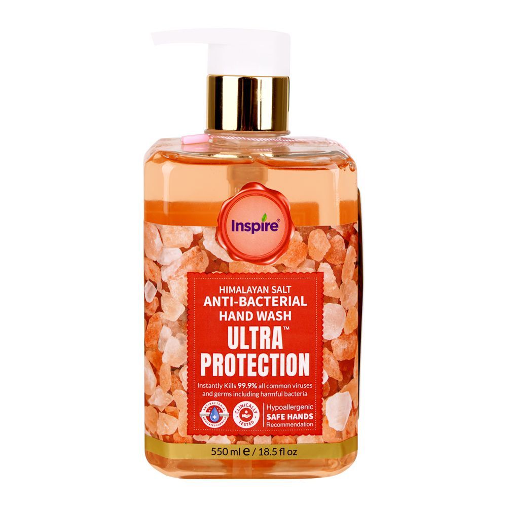 Inspire Himalayan Salt Anti-Bacterial Hand Wash 550 ML