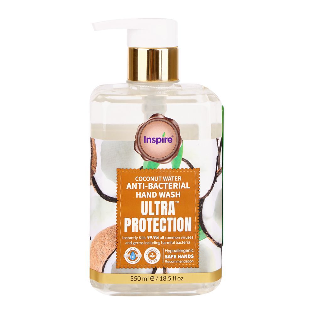 Inspire Coconut Water Anti-Bacterial Hand Wash 550 ML