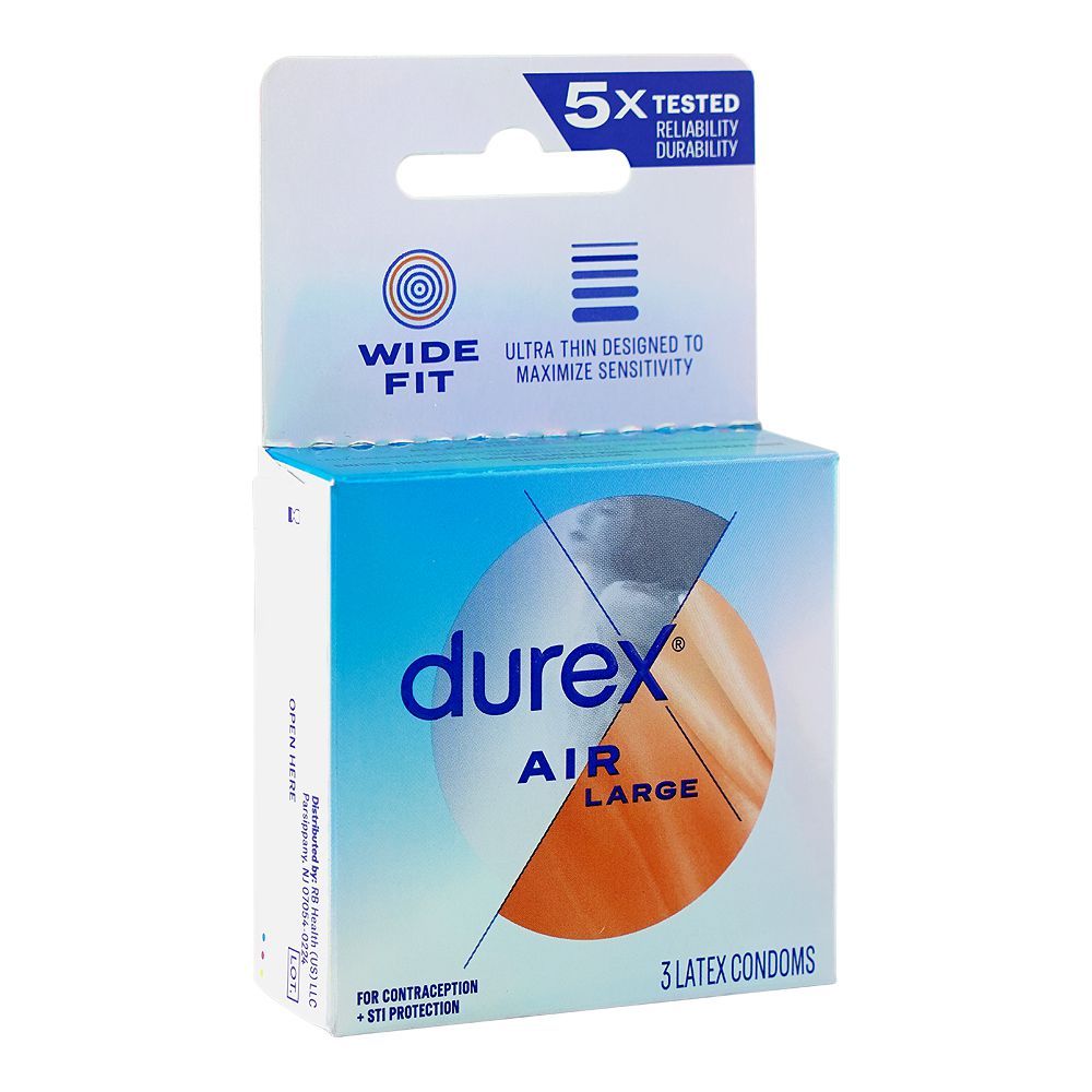 Durex Air Large 3 Pieces Condom
