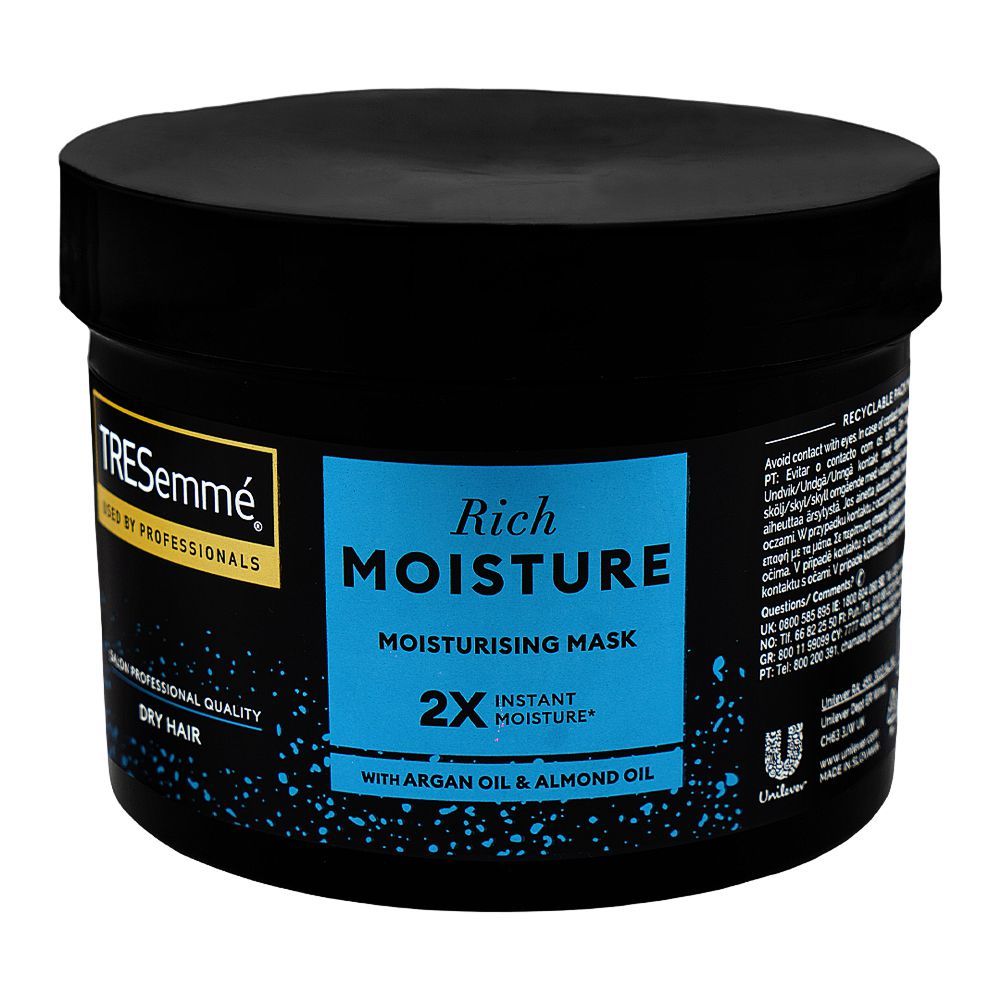 Tresemme Rich Moisture Moisturising Mask Argan Oil Almond Oil For Dry Hair 440 ML