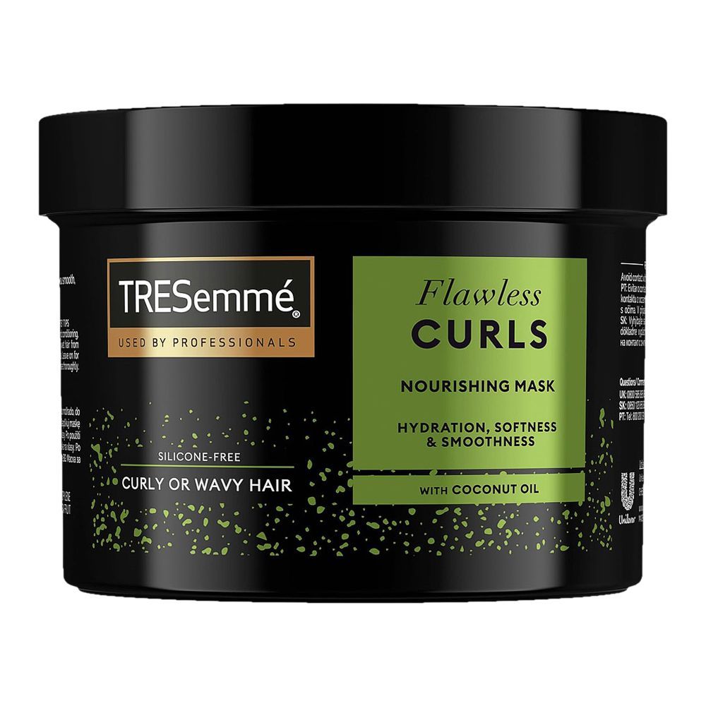 Tresemme Flawless Curls Nourishing Mask Coconut Oil Silicone Free For Curly & Wavy Hair 440 ML