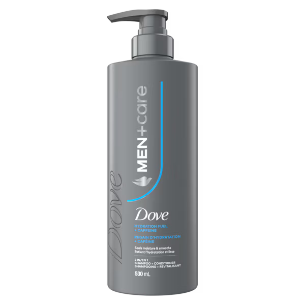 Dove Men+Care Hydration Fuel 2-in-1 Shampoo and Conditioner 530 ML