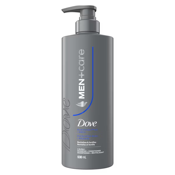 Dove Men+Care Eucalptus & Birch 2-in-1 Shampoo and Conditioner 530 ML