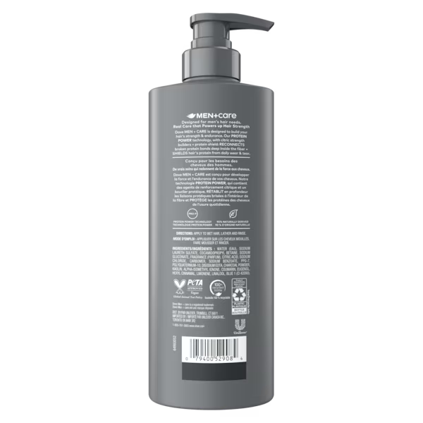 Dove Men+Care Charcoal + Clay Shampoo 530 ML