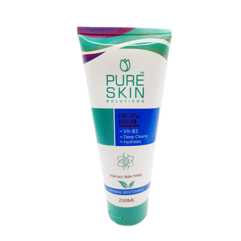 Pure Skin Solutions Whitening Facial Foam 200 ML