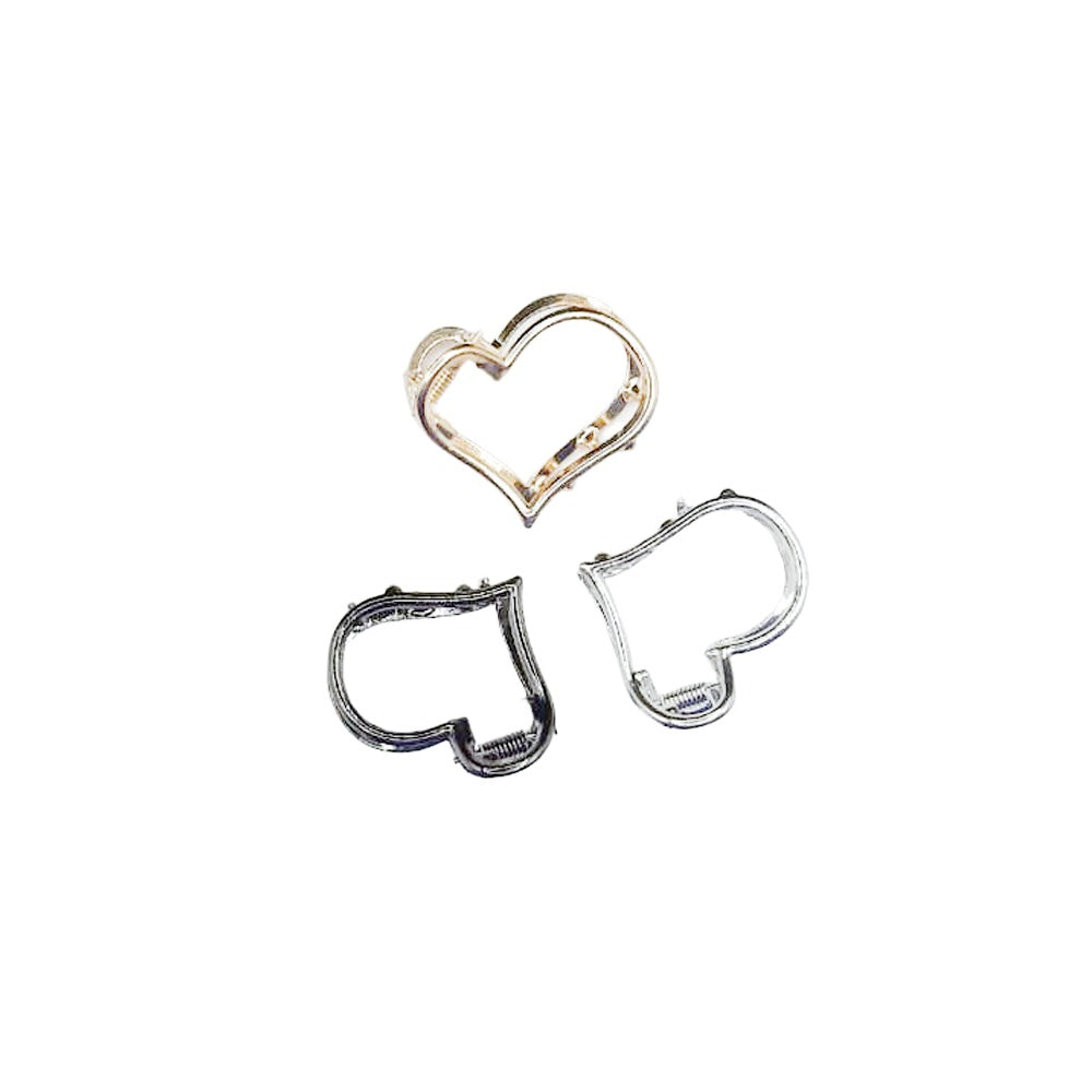 Hair Claw in Asymmetric Heart Shape Design