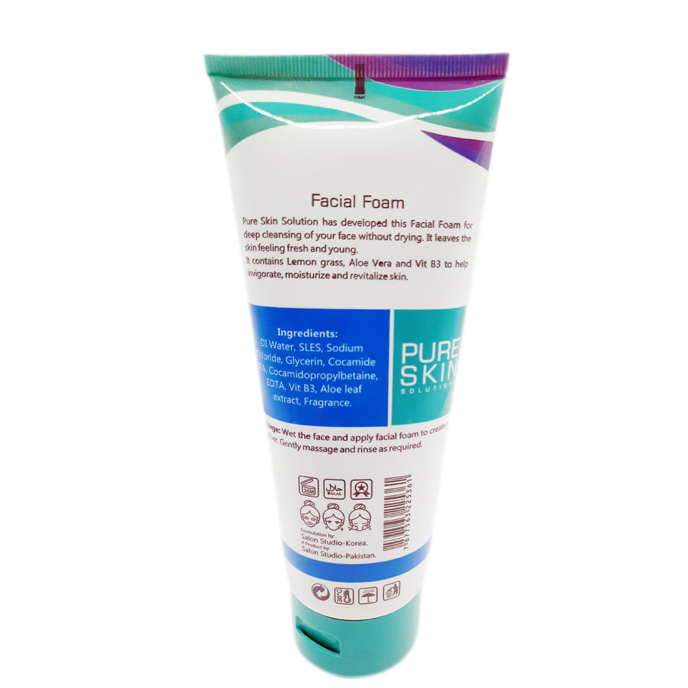Pure Skin Solutions Whitening Facial Foam 200 ML