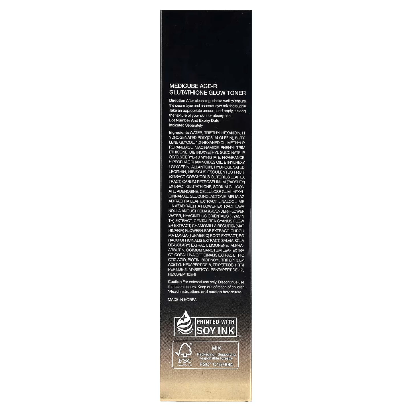Medicube Age R Glutathione Glow Toner 140 ML