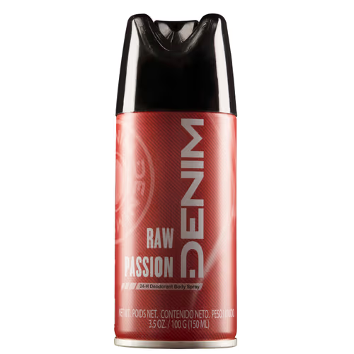 Denim ( Raw Passion ) 24-H Deodorant Body Spray for Men 150ml