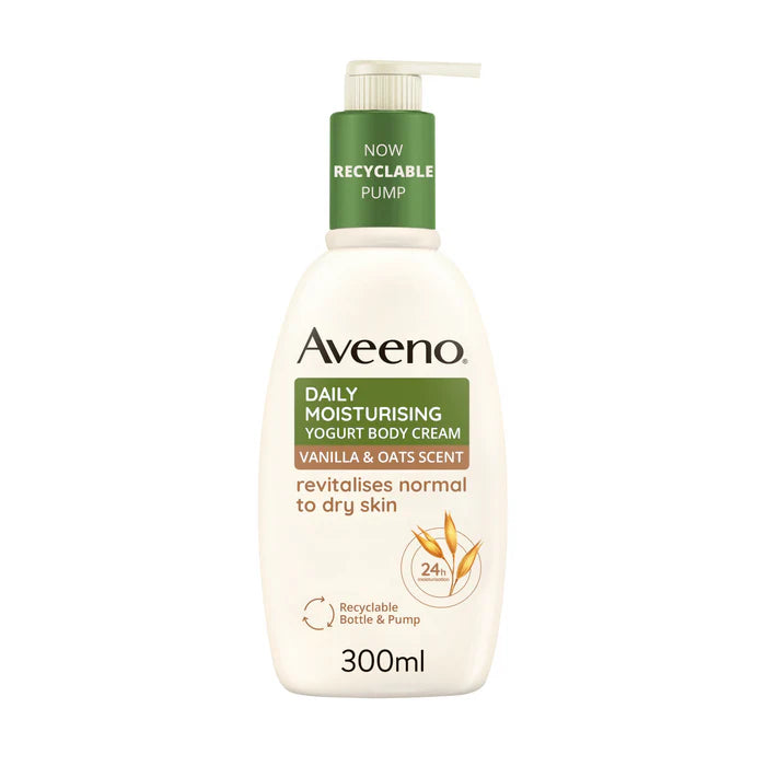 Aveeno Daily Moisturizing Yogurt Body Cream Vanilla & Oat 300 ML