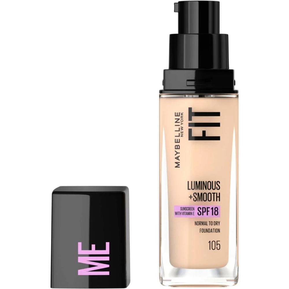 Maybelline Fit Me Luminous + Smooth Liquid Foundation SPF 18 30 ML