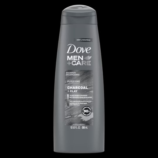 Dove Men 2 in 1 Shampoo & Conditioner Charcoal + Clay 355 ML
