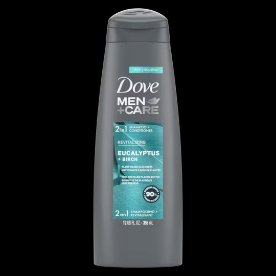 Dove Men 2 in 1 Shampoo & Conditioner Eucalyptus + Birch 355 ML