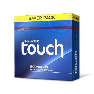 Touch Delay Condoms 5 Pack Saver Pack