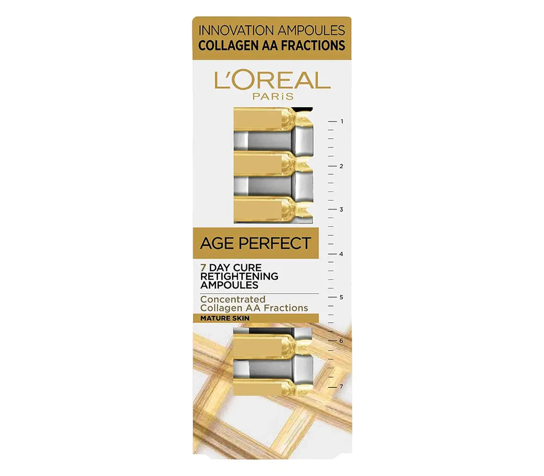 L'Oreal Age Perfect Collagen Retightening Skin Ampoules 7 ML