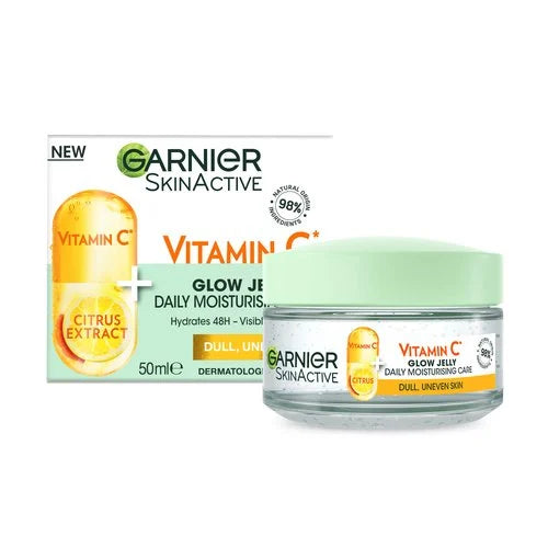 Garnier Vitamin C Glow Jelly Moisturizing Gel For Dull Skin 50 ML