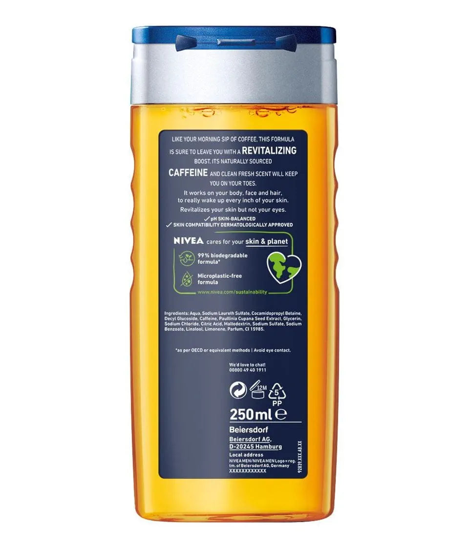 Nivea Men Boost 24H Fresh Effect Shower Gel 250 ML