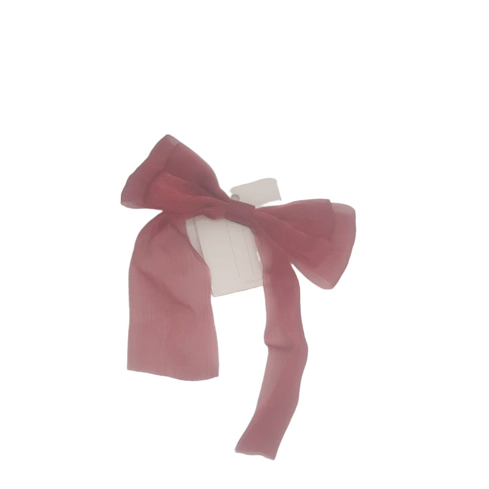Simple Ribbon Bow Hair Clip