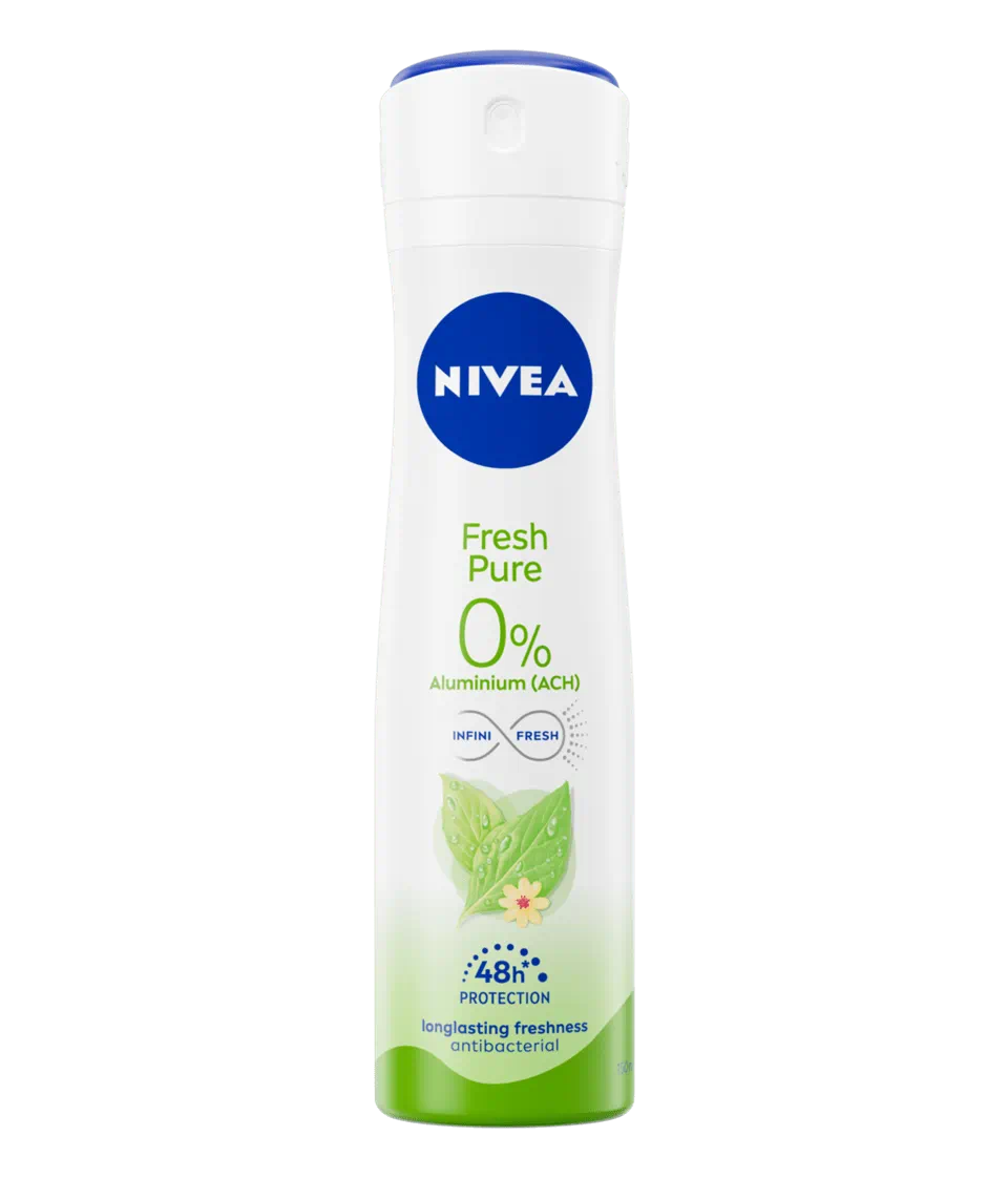 Nivea Fresh Pure 0% Deodorant spray 150 ML