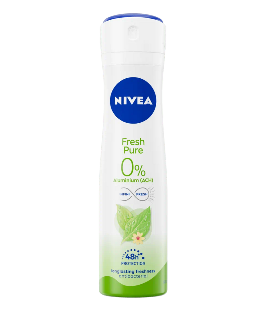 Nivea Fresh Pure 0% Deodorant spray 150 ML
