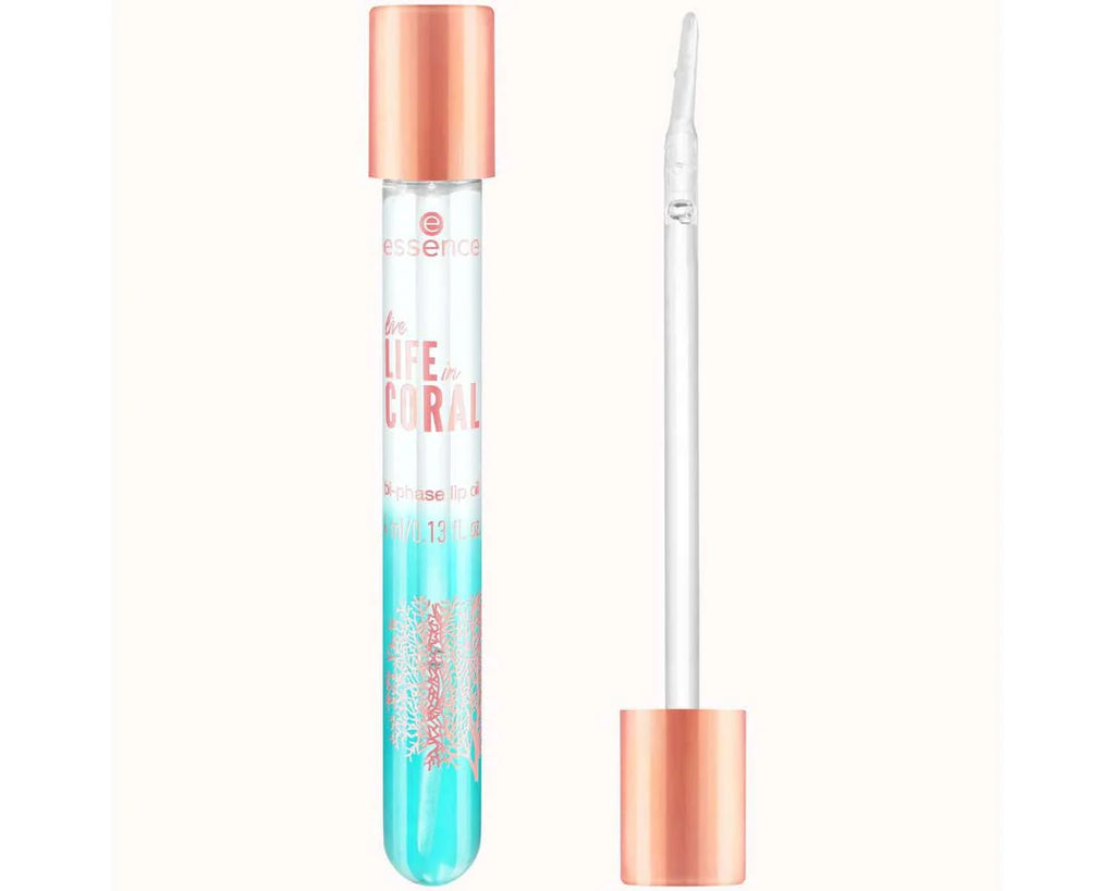 Essence Life In Coral Bi-phase Lip Oil 01
